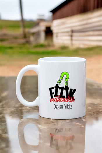 Fizik Mühendisine Hediye Beyaz Kupa Bardak