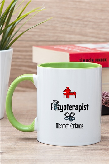 Fizyoterapist İçi Renkli Kupa Bardak