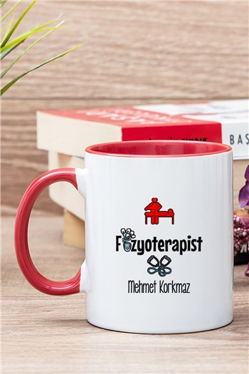 Fizyoterapist İçi Renkli Kupa Bardak