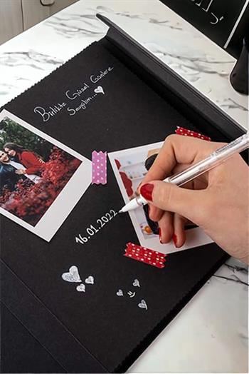 Fotoğraf Kapaklı Kendin Yap Anı Defteri