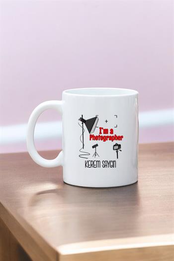 Fotoğrafçıya Hediye Beyaz Kupa Bardak