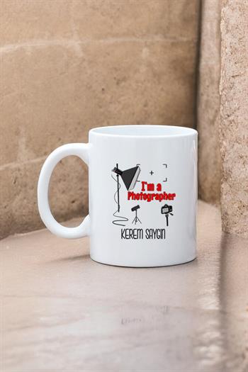 Fotoğrafçıya Hediye Beyaz Kupa Bardak