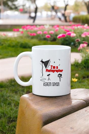 Fotoğrafçıya Hediye Beyaz Kupa Bardak