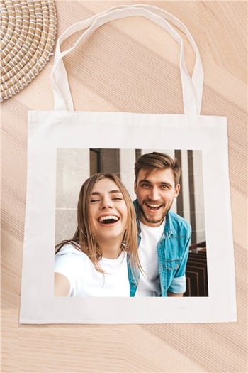 Fotoğraflı Bez Çanta