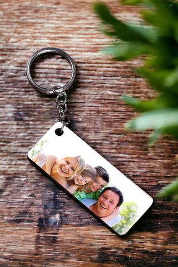 Fotoğraflı Dikdörtgen Anahtarlık