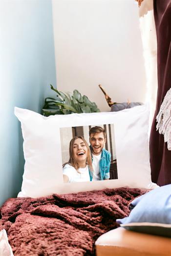 Fotoğraflı Dikdörtgen Yastık