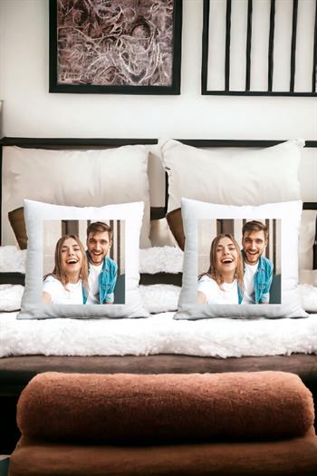 Fotoğraflı İkili Yastık