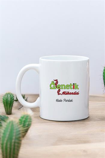 Genetik Mühendisine Hediye Beyaz Kupa Bardak