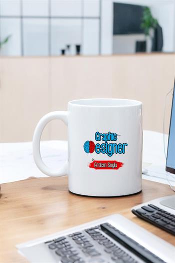 Grafike Hediye Beyaz Kupa Bardak