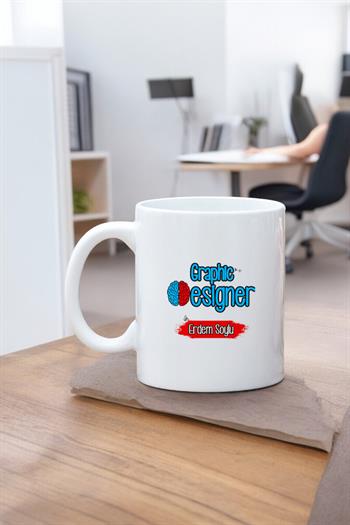 Grafike Hediye Beyaz Kupa Bardak