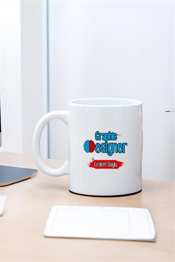 Grafike Hediye Beyaz Kupa Bardak