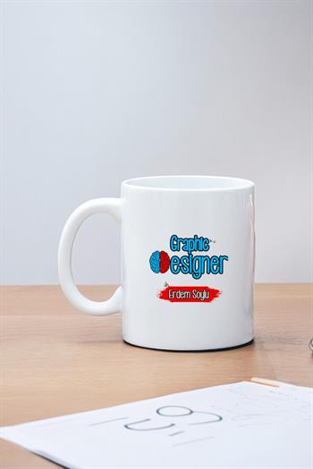 Grafike Hediye Beyaz Kupa Bardak