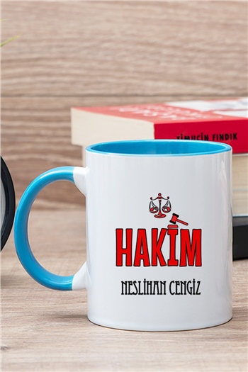 Hakim İçi Renkli Kupa Bardak