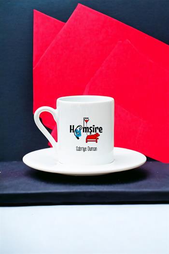 Hemşire Beyaz Türk Kahvesi Fincanı