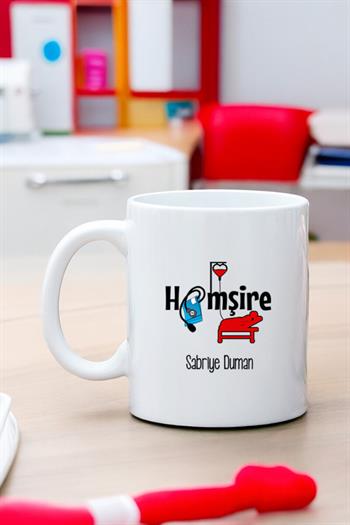 Hemşireye Hediye Beyaz Kupa Bardak