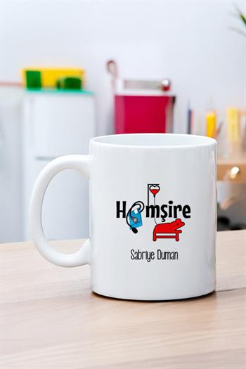 Hemşireye Hediye Beyaz Kupa Bardak