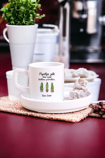 İçimi Kaktüse Çevirdiler Concept Türk Kahvesi Fincanı