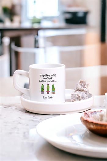 İçimi Kaktüse Çevirdiler Concept Türk Kahvesi Fincanı