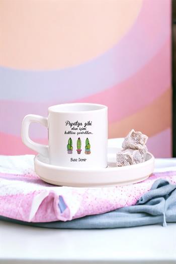 İçimi Kaktüse Çevirdiler Concept Türk Kahvesi Fincanı