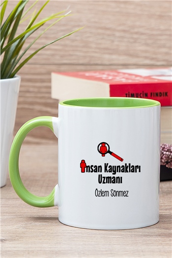 İnsan Kaynakları Uzmanı İçi Renkli Kupa Bardak