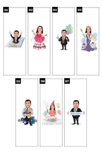 Doğum Günü Hediyesi Karikatürlü Dijital Göstergeli Termos Bardak