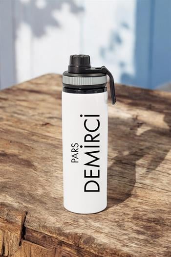 Döner Kapaklı Kişiye Özel Su Matarası