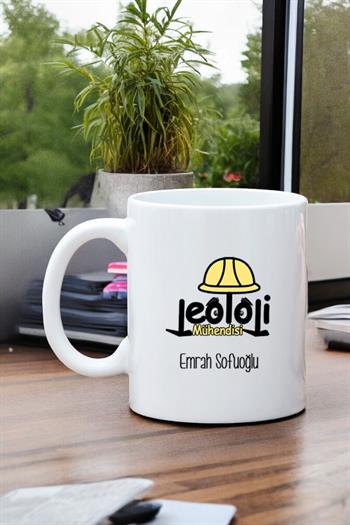 Jeoloji Mühendisine Hediye Beyaz Kupa Bardak