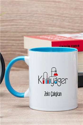 Kimyager İçi Renkli Kupa Bardak