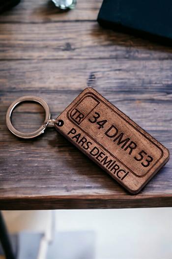 Yeni Araba Hediyesi Kişiye Özel Araba Plakası Anahtarlık