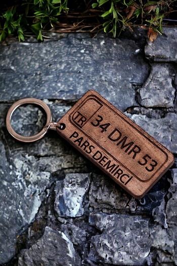 Yeni Araba Hediyesi Kişiye Özel Araba Plakası Anahtarlık