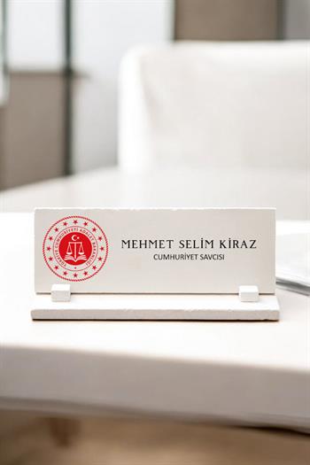 Kişiye Özel Cumhuriyet Savcısı Masa İsimliği
