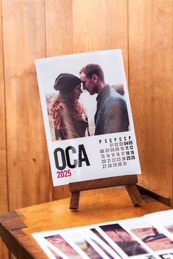 Kişiye Özel Fotoğraflı Peluş Ayı ve Şövaleli Takvim