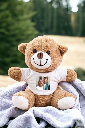 Kişiye Özel Fotoğraflı Peluş Ayıcık