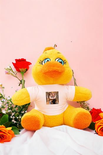 Kişiye Özel Fotoğraflı Peluş Civciv