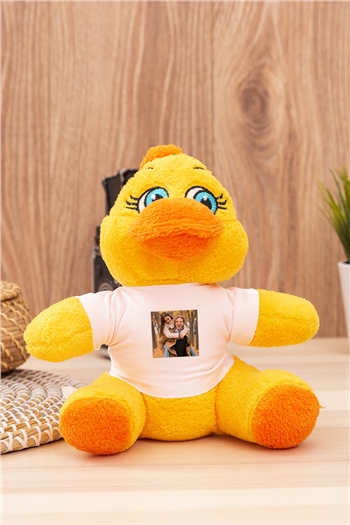 Kişiye Özel Fotoğraflı Peluş Civciv