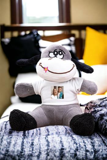 Kişiye Özel Fotoğraflı Peluş Eşek