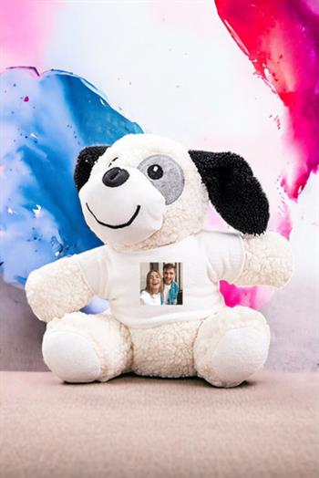 Kişiye Özel Fotoğraflı Peluş Köpek