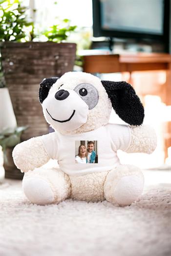Kişiye Özel Fotoğraflı Peluş Köpek