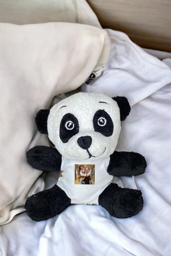 Kişiye Özel Fotoğraflı Peluş Panda