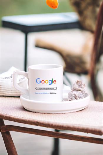 Kişiye Özel Google Tasarım Esprili Concept Türk Kahvesi Fincanı