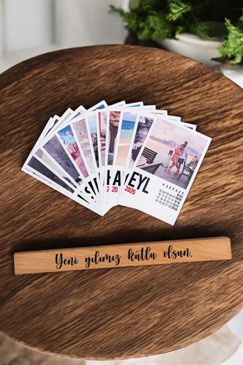 Kişiye Özel Hediyelik Resimli Masaüstü Takvim