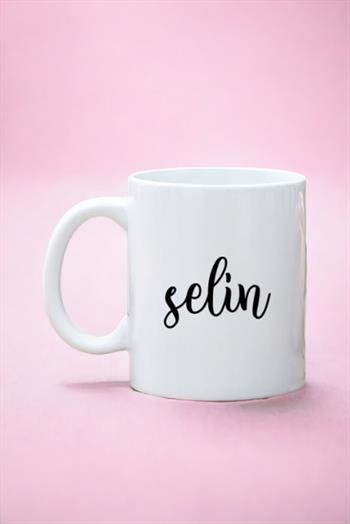 Kişiye Özel İsim Yazılı Beyaz Kupa Bardak