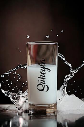 Kişiye Özel İsim Yazılı İkili Rakı Bardağı