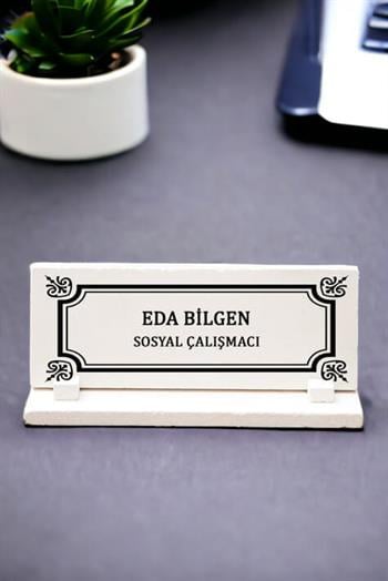 Kişiye Özel Taş Masa İsimliği