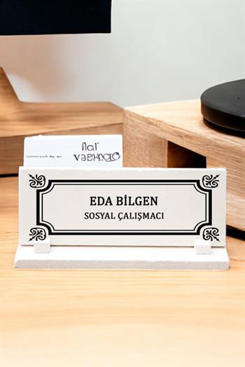 Kişiye Özel Taş Masa İsimliği