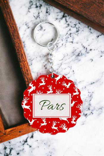 Kişiye Özel Yeni Yıl Hediyesi İsme İsimli Anahtarlık