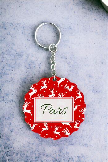 Kişiye Özel Yeni Yıl Hediyesi İsme İsimli Anahtarlık