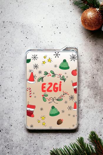 Kişiye Özel Yılbaşı Temalı İsimli Çakmak