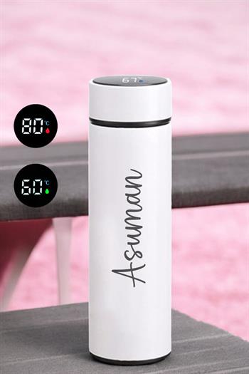 Kız Arkadaşa Hediye Kişiye Özel Akıllı Termos