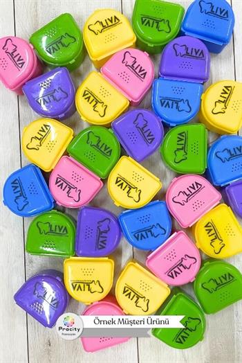 Logo Baskılı Diş Protez Kutusu